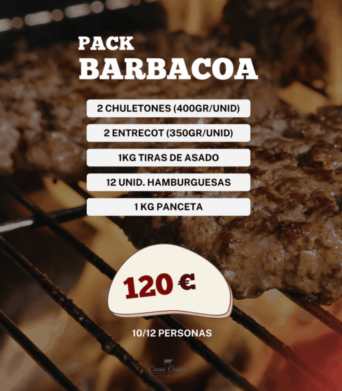 Pack Barbacoa 10/12 personas